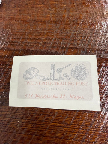 Twelvepole Trading Post Sticker